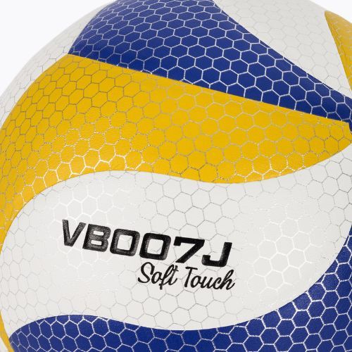 Children's volleyball ball OneTeam VB007J yellow/blue/white size 4
