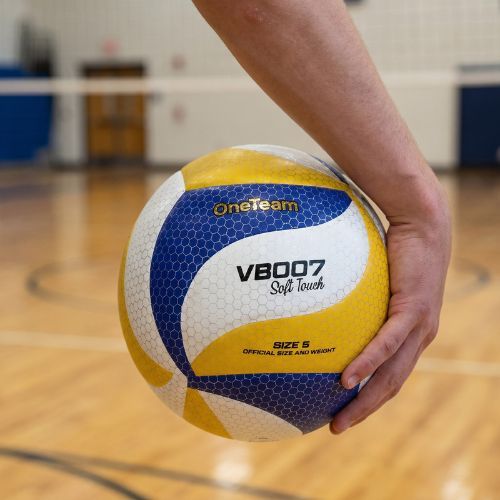 Volleyball OneTeam VB007 yellow/blue/white size 5