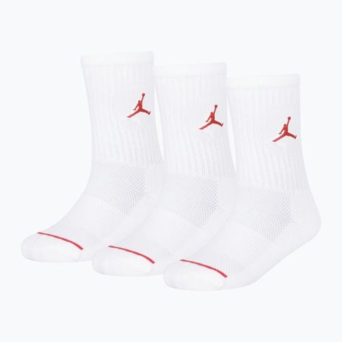 Children's socks Air Jordan Jumpman Crew 3 pairs white