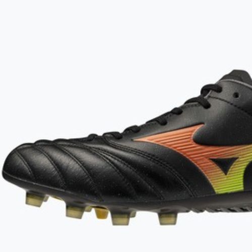Football boots Mizuno Monarcida Neo III Elite FG black/lava orange/arcadia