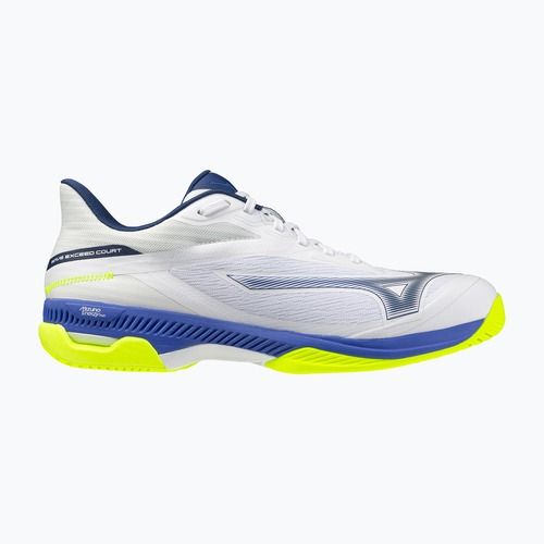 Tennis shoes Mizuno Wave Exceed Court AC white/dazzling blue/lightning