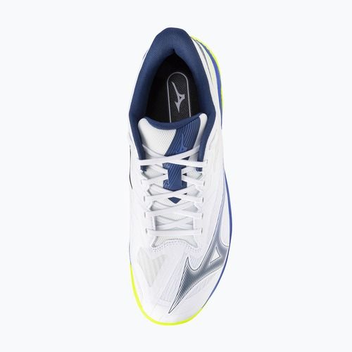 Tennis shoes Mizuno Wave Exceed Court AC white/dazzling blue/lightning