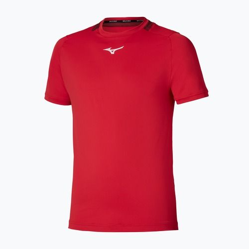 Men's tennis shirt Mizuno 62GAA001 Tee fiery red
