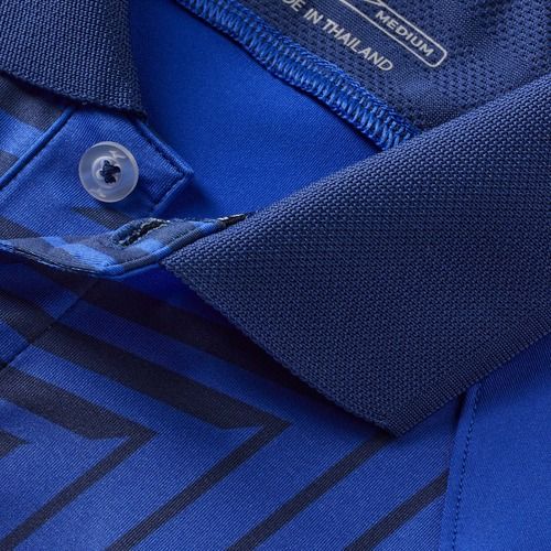 Men's T-shirt Mizuno Stargazer Shadow Polo dazzling blue