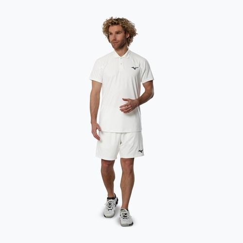 Men's T-shirt Mizuno Stargazer Shadow Polo white