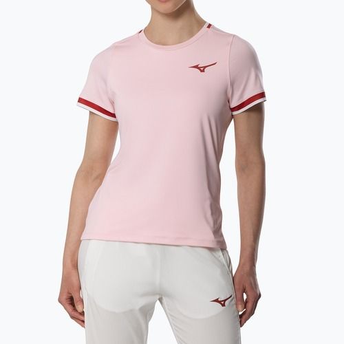 Women's tennis shirt Mizuno Stargazer Tee pinkesque