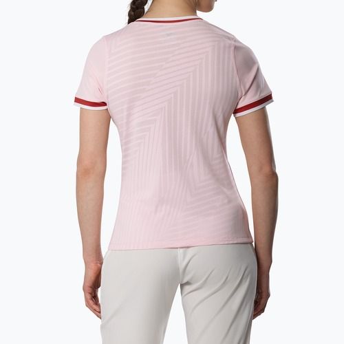 Women's tennis shirt Mizuno Stargazer Tee pinkesque