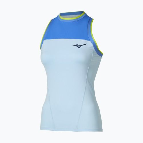 Women's tennis shirt Mizuno Stargazer Tank Top ice water