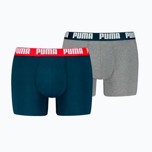 Men's boxers PUMA Everyday Basic 2 pairs navy/grey