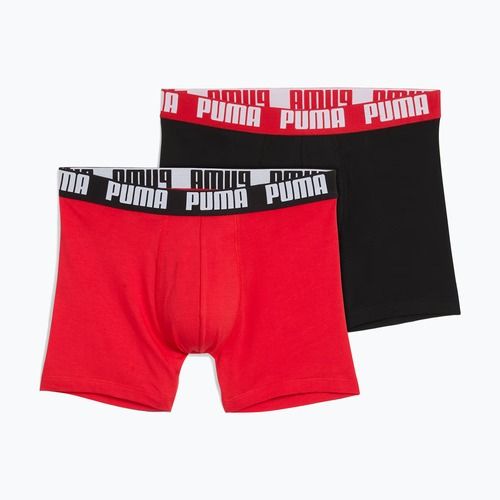 Men's boxers PUMA Everyday Basic 2 pairs red/black