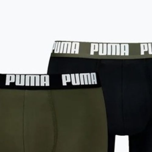 Men's boxers PUMA Everyday Basic 2 pairs forest