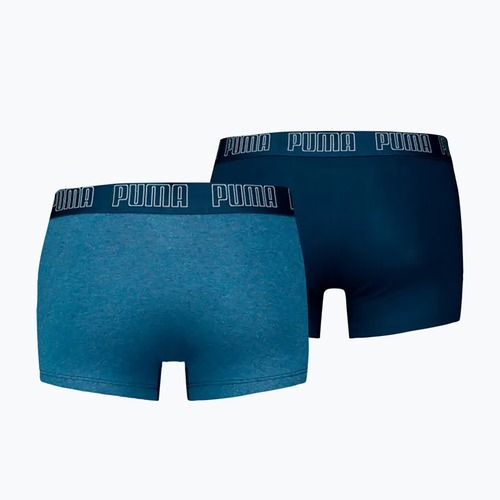 Men's boxers PUMA Everyday Trunk 2 pairs light blue melange