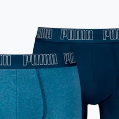 Men's boxers PUMA Everyday Trunk 2 pairs light blue melange