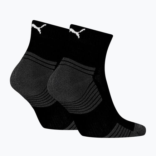 Socks PUMA Sport Cushioned Quarter 2 pairs black