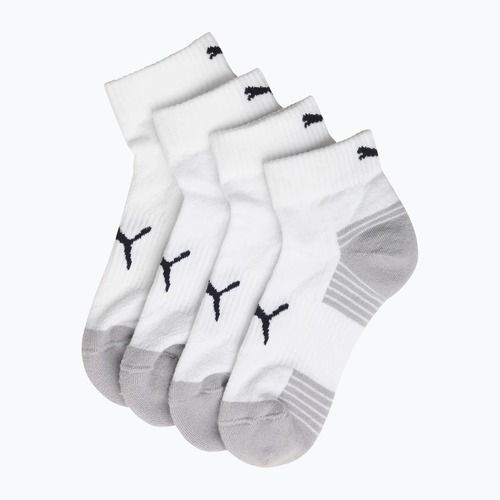 Socks PUMA Sport Cushioned Quarter 2 pairs white