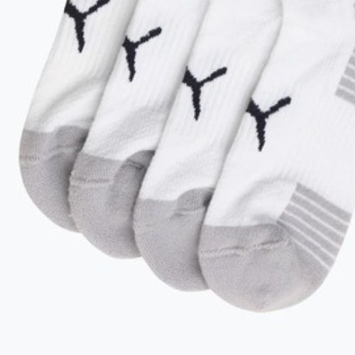 Socks PUMA Sport Cushioned Quarter 2 pairs white