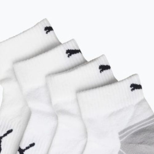 Socks PUMA Sport Cushioned Quarter 2 pairs white