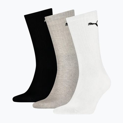 Socks PUMA Sport Crew Lighweight 3 pairs white/grey/black