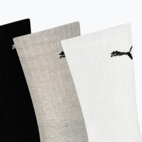 Socks PUMA Sport Crew Lighweight 3 pairs white/grey/black
