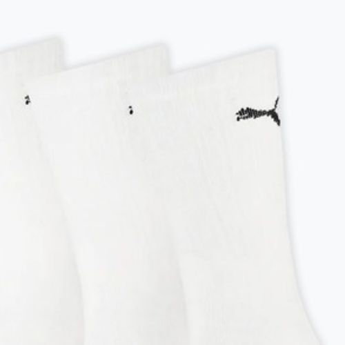 Socks PUMA Sport Crew Stripe 3 pairs white