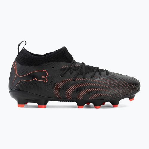Children's football boots PUMA Future 9 Match FG/AG Jr puma black/glowing red/strong grey