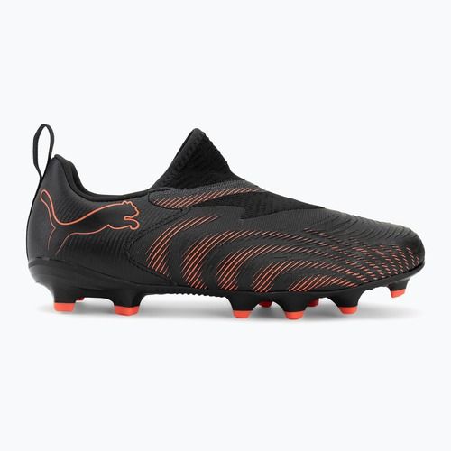 Children's football boots PUMA Future 9 Match LL FG/AG Jr puma black/glowing red/strong grey