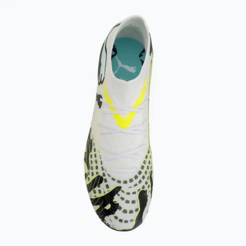 Football boots PUMA Future 9 Match Ctivity Fg/Ag yellow alert/mint jelly/puma white/puma black