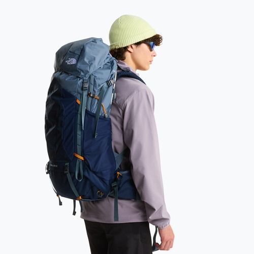Hiking backpack The North Face Trail Lite 54 l granite grey/summit navy