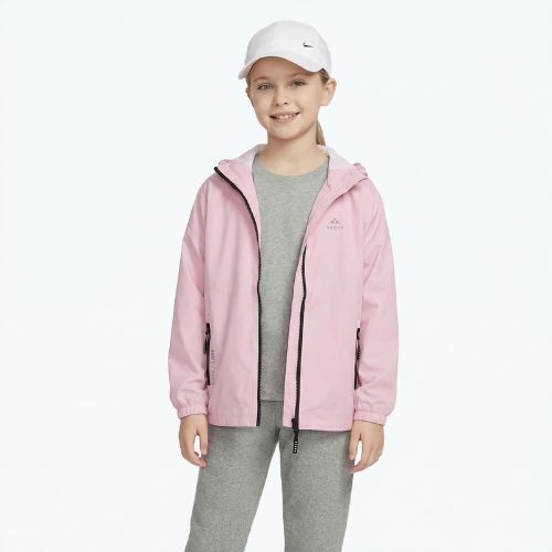 Children's rain jacket KADVA Fory Jrb pink