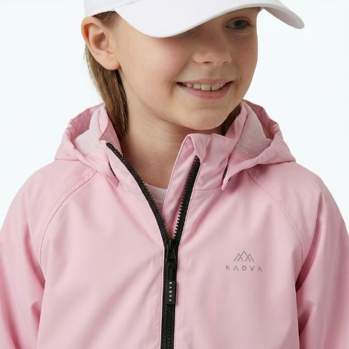 Children's rain jacket KADVA Fory Jrb pink