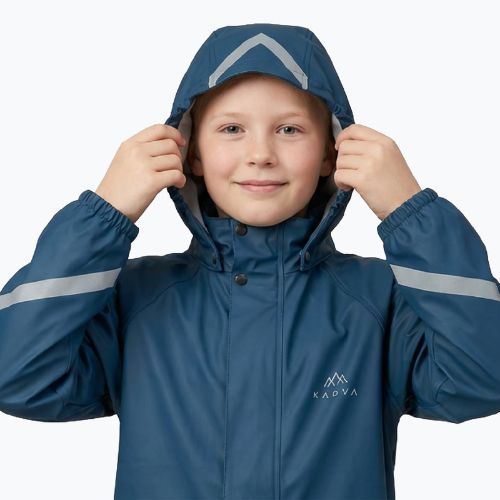 Children's rain jacket KADVA AquaLock JR membrane 5000 navy blue