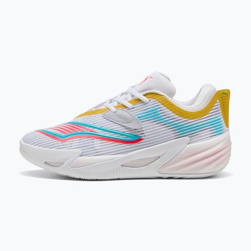 Basketball shoes PUMA All-Pro NITRO 2 puma white/sunblaze