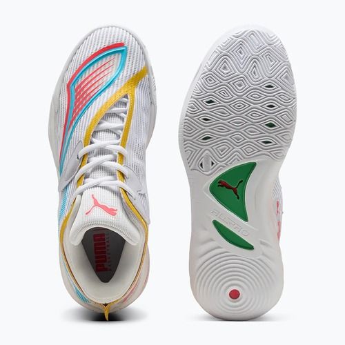Basketball shoes PUMA All-Pro NITRO 2 puma white/sunblaze