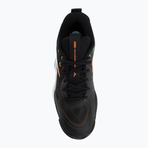 Volleyball shoes Mizuno Wave Momentum Elite black/tangelo/ice green