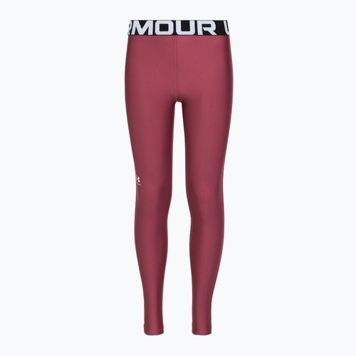 Children's training leggings Under Armour HeatGear fuchsia dusk