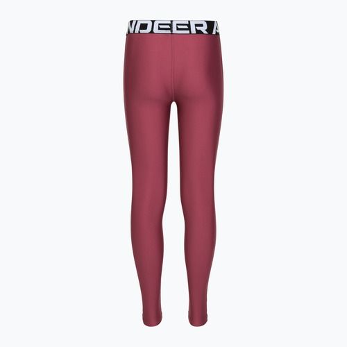 Children's training leggings Under Armour HeatGear fuchsia dusk