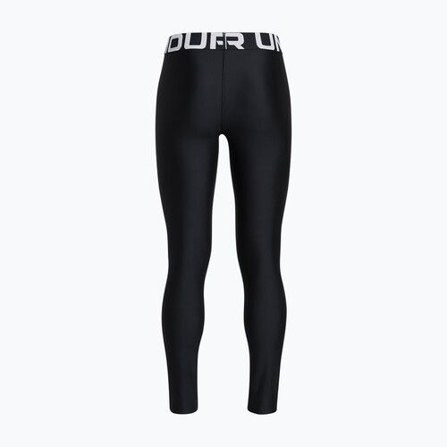 Children's training leggings Under Armour HeatGear white/black
