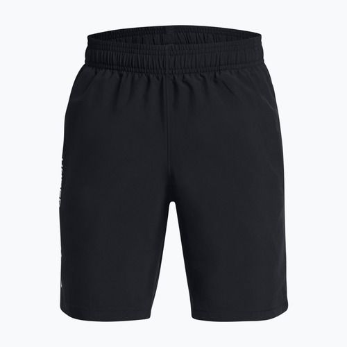 Children's training shorts Under Armour Woven Wordmark black