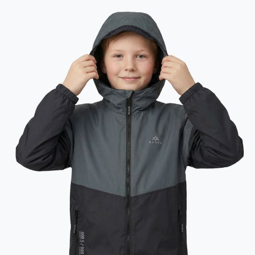 Children's rain jacket KADVA Fory Jrb gray