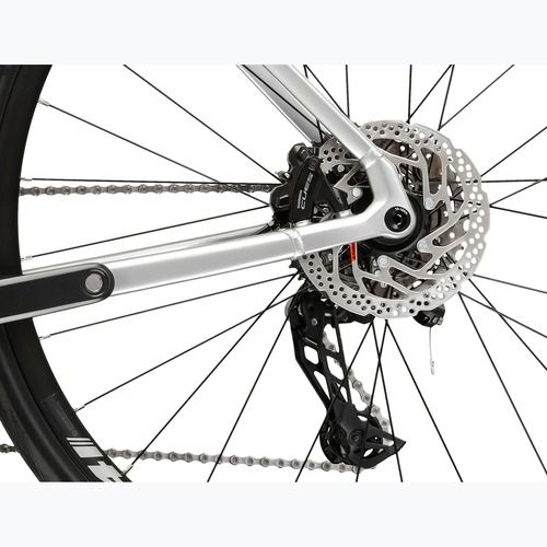 Road bike KROSS Alta 2.0 silver/turquoise/shine