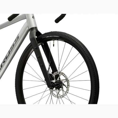 Gravel bike KROSS Esker 1.0 grey/graphite/mat