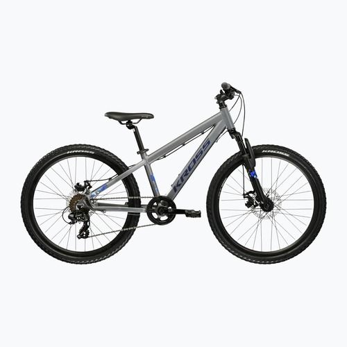 Children's bike KROSS Dust Jr 1.0 Dsc grey/navy/matte
