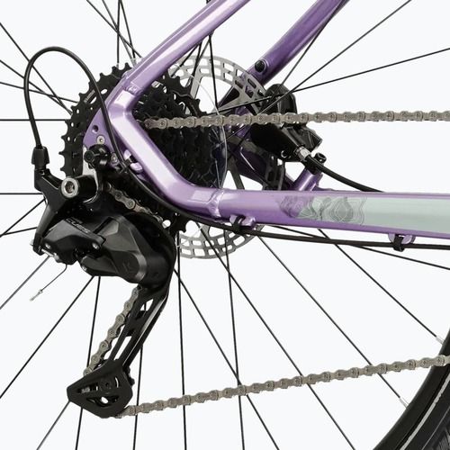 Women's cross bike KROSS Evado 5.0 W purple/black/shine
