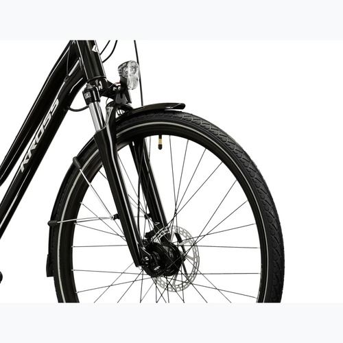 Women's trekking bike KROSS Trans 4.0 W black/silver/shine