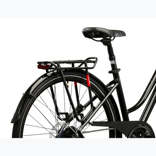 Women's trekking bike KROSS Trans 4.0 W black/silver/shine