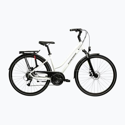 Women's trekking bike KROSS Trans 3.0 W pearl/black/shine