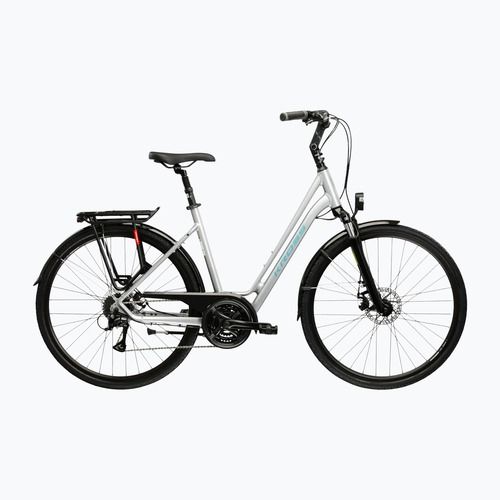 City bike KROSS Sentio 3.0 silver/steel/shine