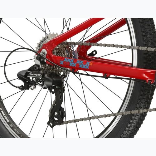 Children's bike KROSS Level Jr 1.0 red/sea blue/shine