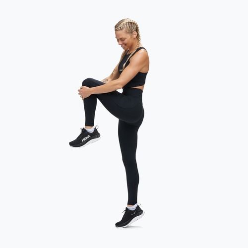 Women's running leggings HOKA Elaro Knit Tight 27" black