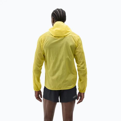 Men's running jacket HOKA Skyflow neon hoka citrus